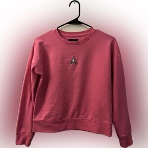 Jordan Crew Neck Sweatshirt in Pink